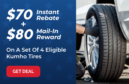 $150 Kumho Savings